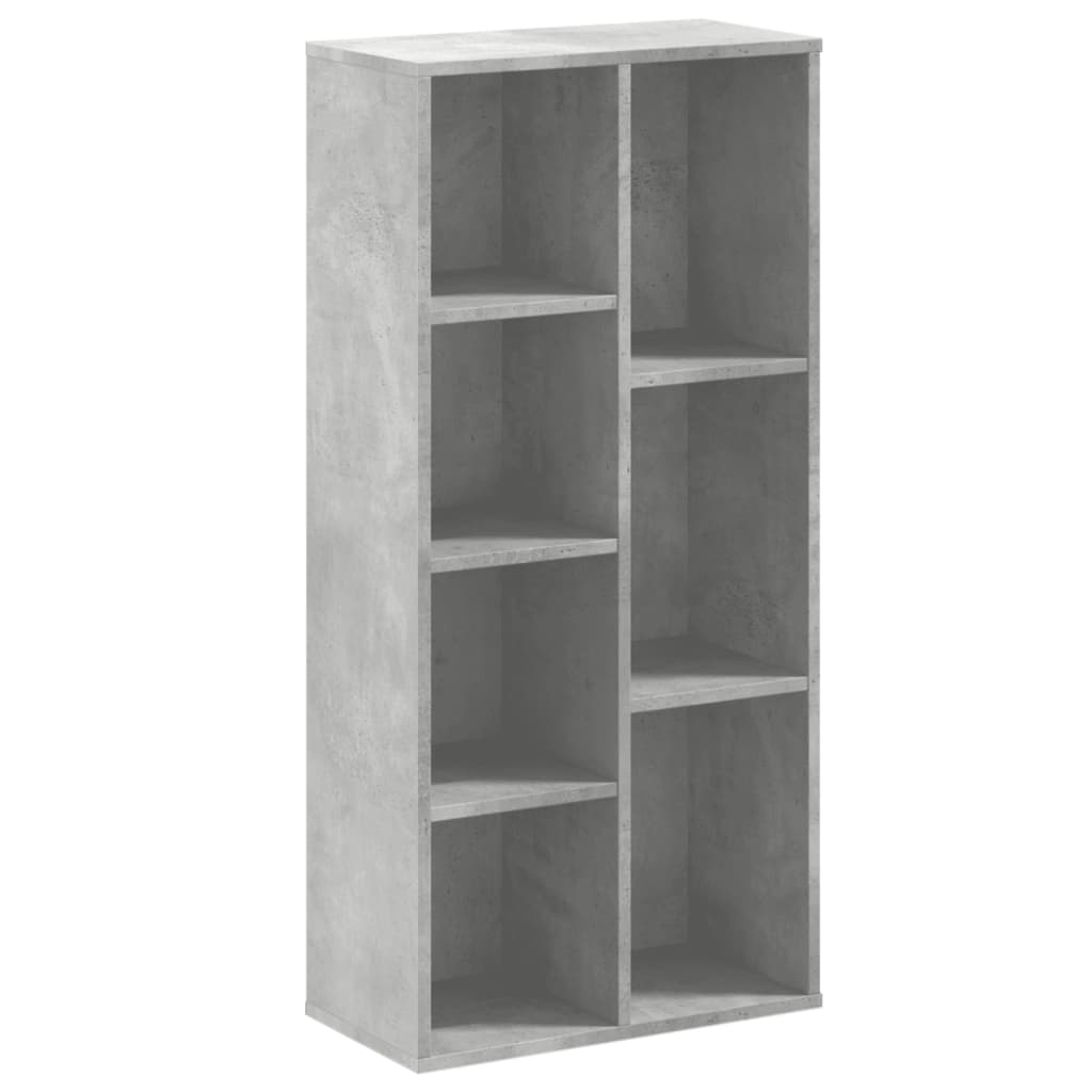 vidaXL Regał, szarość betonu, 50x25x105 cm, materiał drewnopochodny