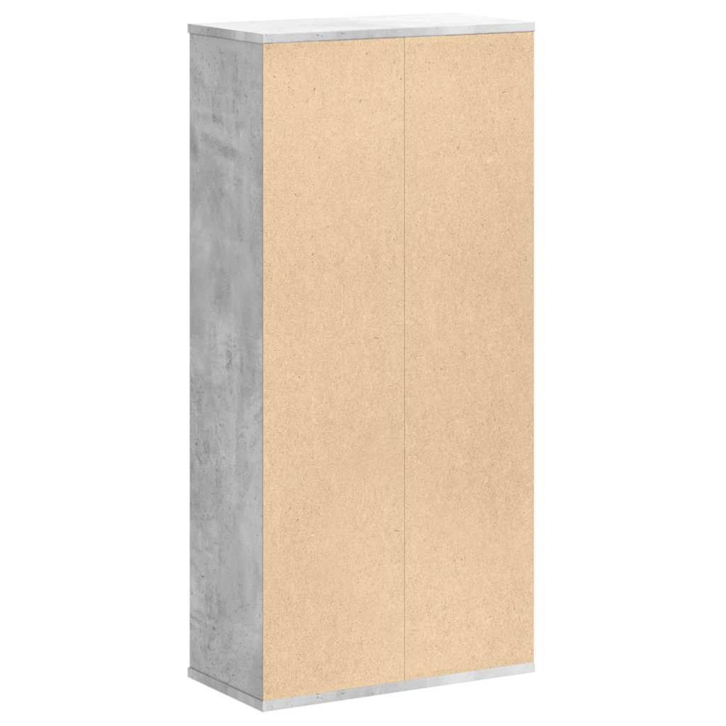 vidaXL Regał, szarość betonu, 50x25x105 cm, materiał drewnopochodny