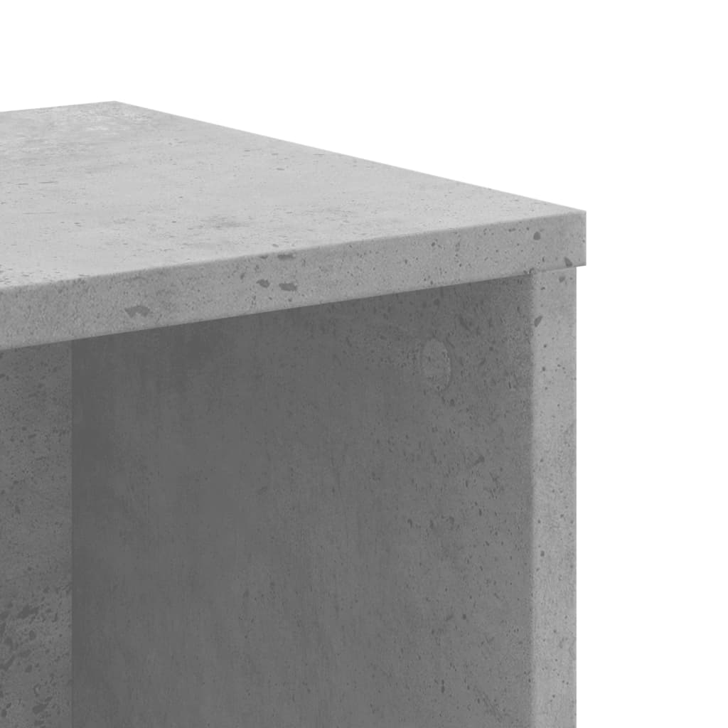 vidaXL Regał, szarość betonu, 50x25x105 cm, materiał drewnopochodny