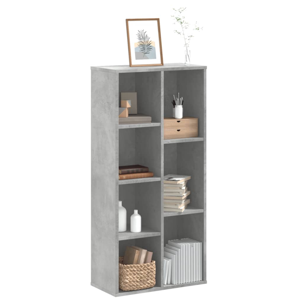 vidaXL Regał, szarość betonu, 50x25x105 cm, materiał drewnopochodny