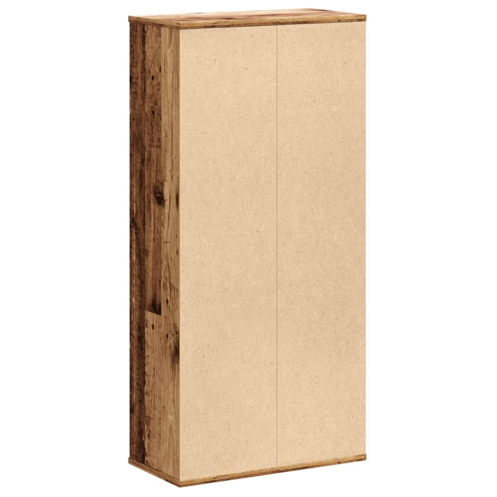 vidaXL Regał, stare drewno, 50x25x105 cm, materiał drewnopochodny