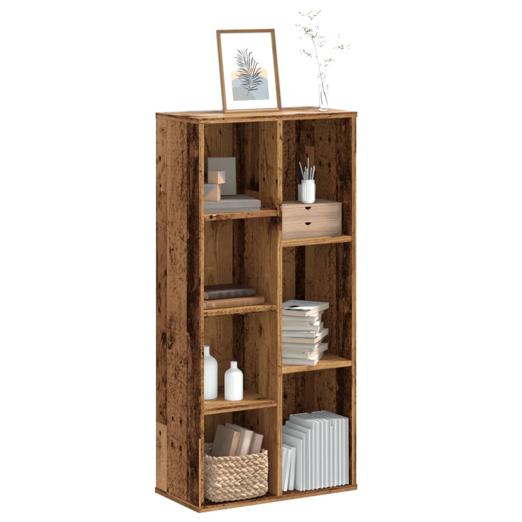 vidaXL Regał, stare drewno, 50x25x105 cm, materiał drewnopochodny