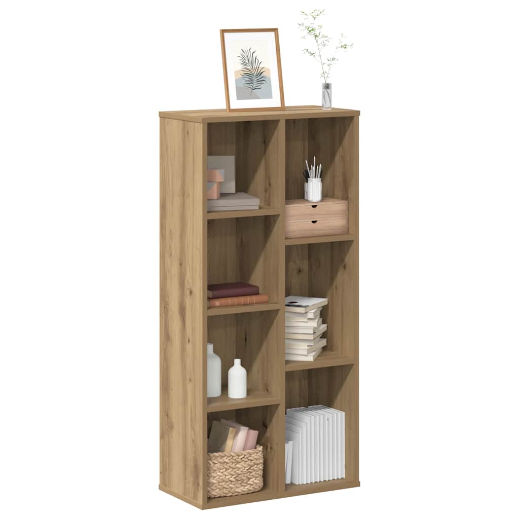vidaXL Regał, dąb artisian, 50x25x105 cm, materiał drewnopochodny