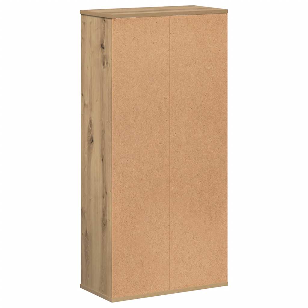 vidaXL Regał, dąb artisian, 50x25x105 cm, materiał drewnopochodny