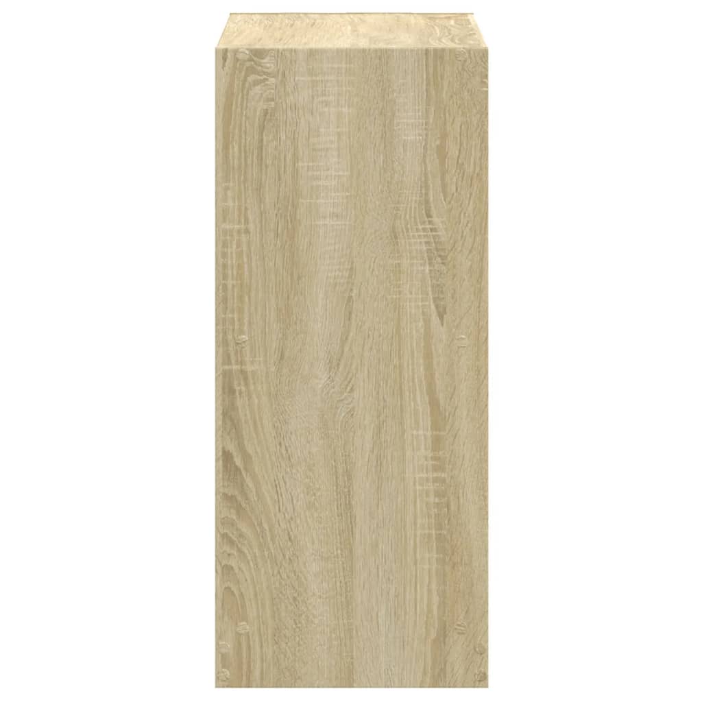 vidaXL Regał, dąb sonoma, 68,5x32x75 cm, materiał drewnopochodny
