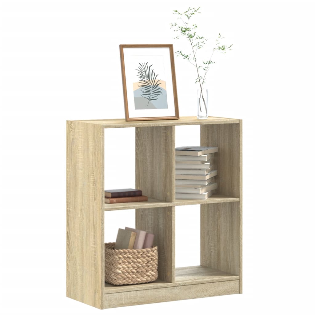 vidaXL Regał, dąb sonoma, 68,5x32x75 cm, materiał drewnopochodny
