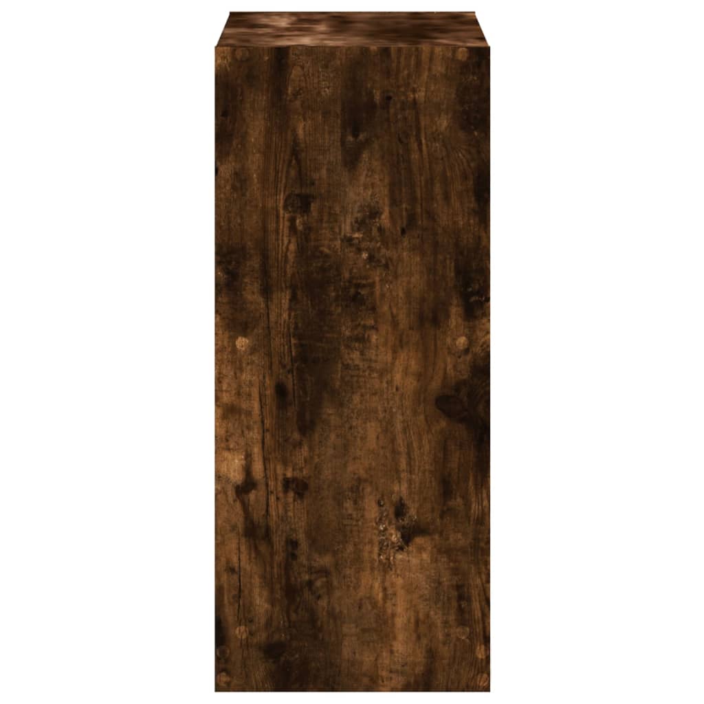 vidaXL Regał, przydymiony dąb, 68,5x32x75 cm, materiał drewnopochodny