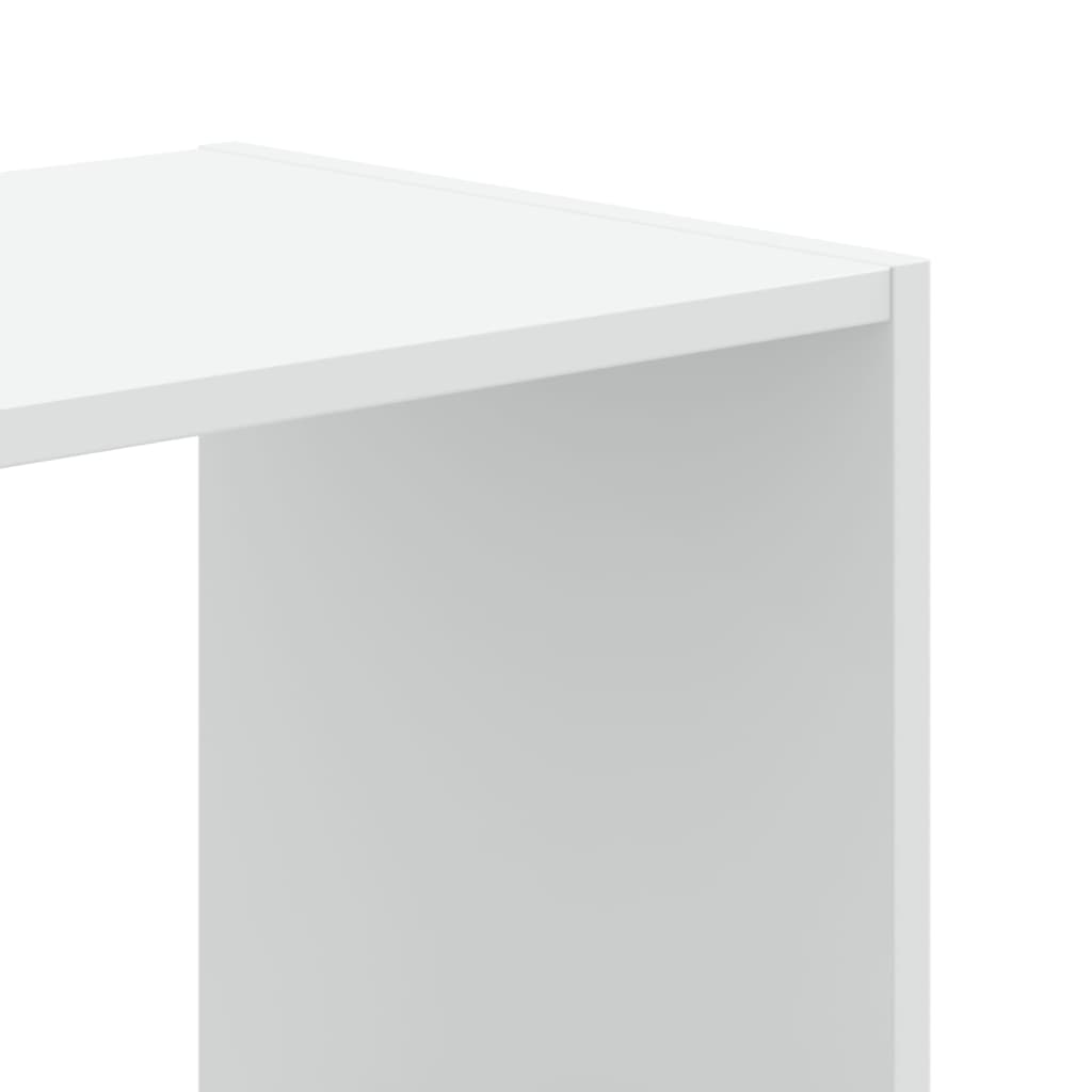 vidaXL Regał, biały, 102x32x102 cm, materiał drewnopochodny