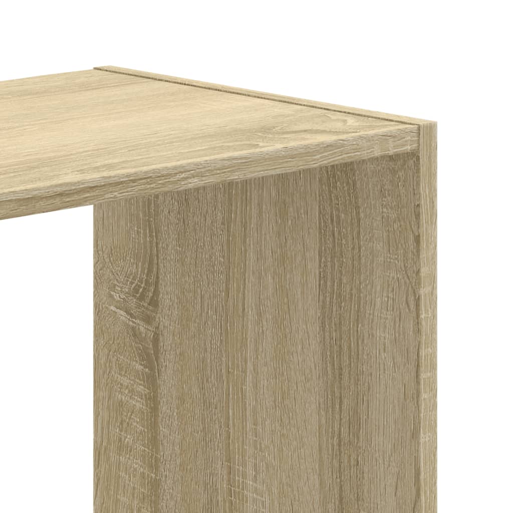 vidaXL Regał, dąb sonoma, 102x32x102 cm, materiał drewnopochodny
