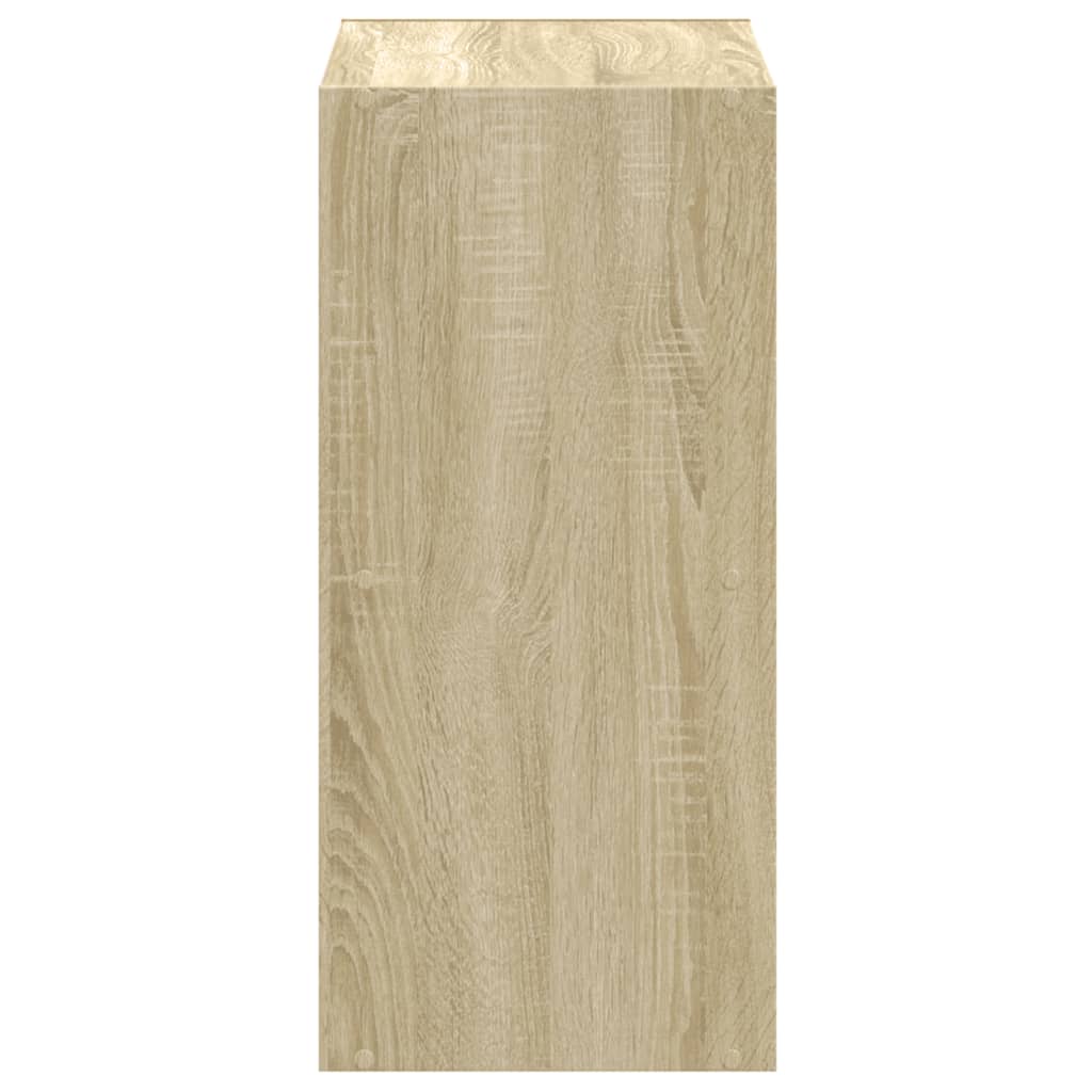 vidaXL Regał, dąb sonoma, 68,5x32x68,5 cm, materiał drewnopochodny