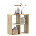 vidaXL Regał, dąb sonoma, 68,5x32x68,5 cm, materiał drewnopochodny