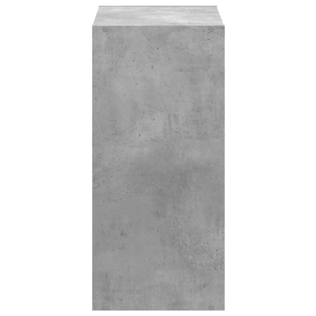 vidaXL Regał, szarość betonu, 68,5x32x68,5 cm, materiał drewnopochodny