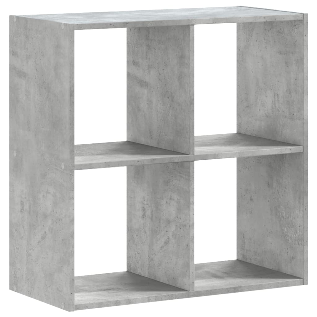 vidaXL Regał, szarość betonu, 68,5x32x68,5 cm, materiał drewnopochodny