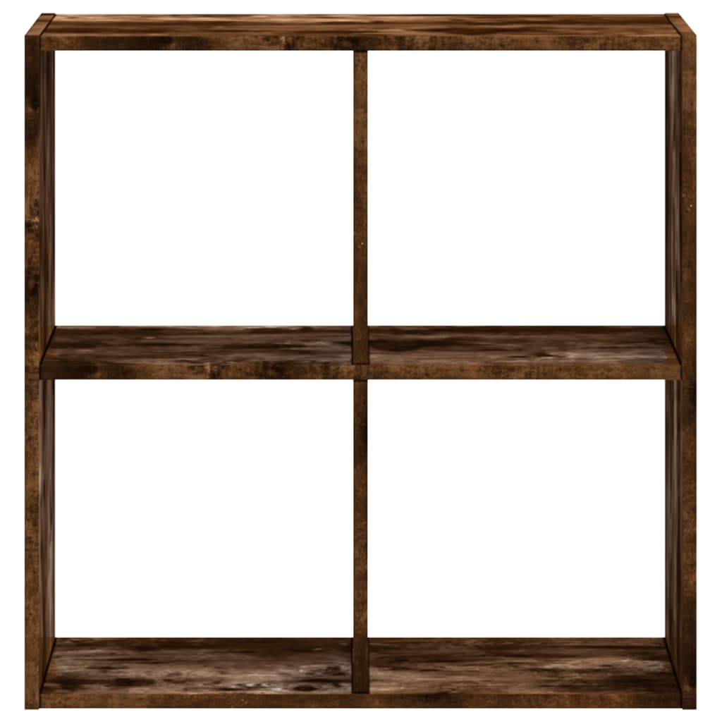 vidaXL Regał, przydymiony dąb, 68,5x32x68,5cm, materiał drewnopochodny