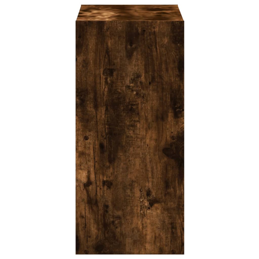 vidaXL Regał, przydymiony dąb, 68,5x32x68,5cm, materiał drewnopochodny