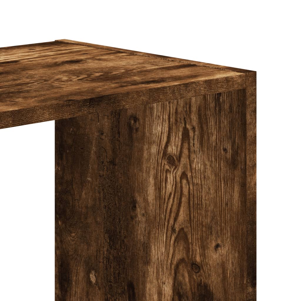 vidaXL Regał, przydymiony dąb, 68,5x32x68,5cm, materiał drewnopochodny