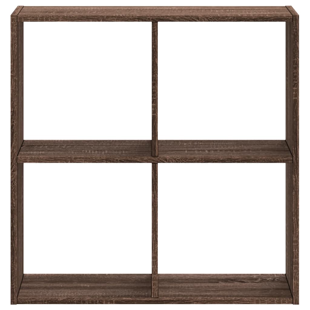 vidaXL Regał, brązowy dąb, 68,5x32x68,5 cm, materiał drewnopochodny