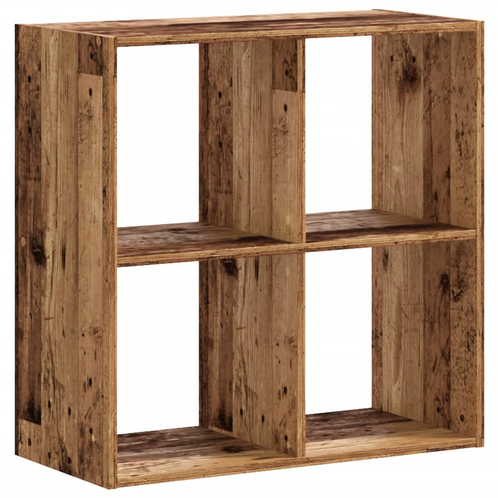 vidaXL Regał, stare drewno, 68,5x32x68,5 cm, materiał drewnopochodny
