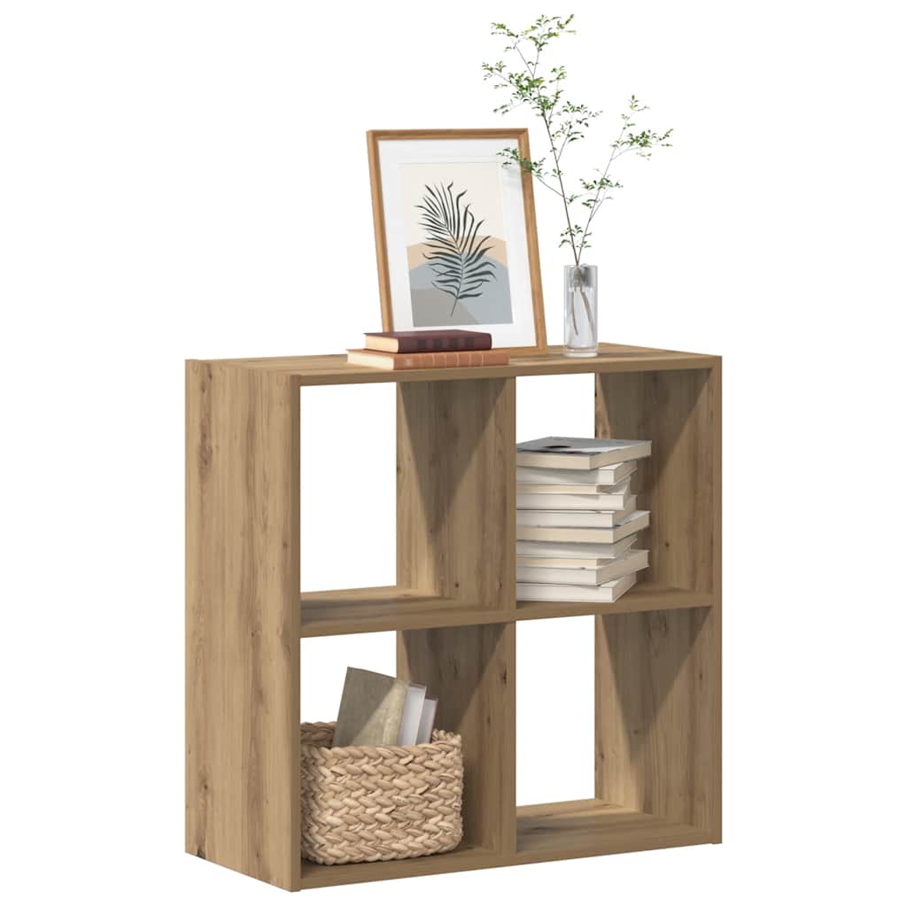 vidaXL Regał, dąb artisian, 68,5x32x68,5 cm, materiał drewnopochodny