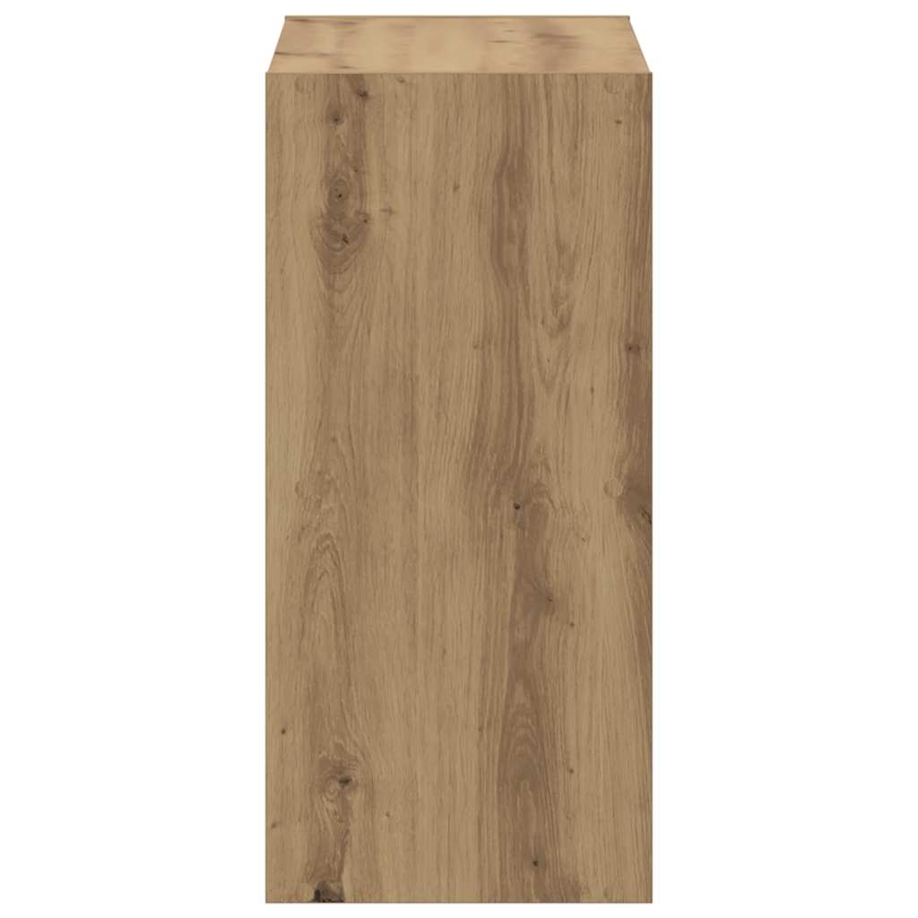 vidaXL Regał, dąb artisian, 68,5x32x68,5 cm, materiał drewnopochodny