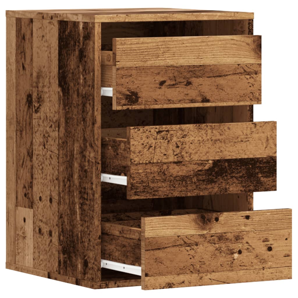 vidaXL Komoda, stare drewno, 40x41x58 cm, materiał drewnopochodny