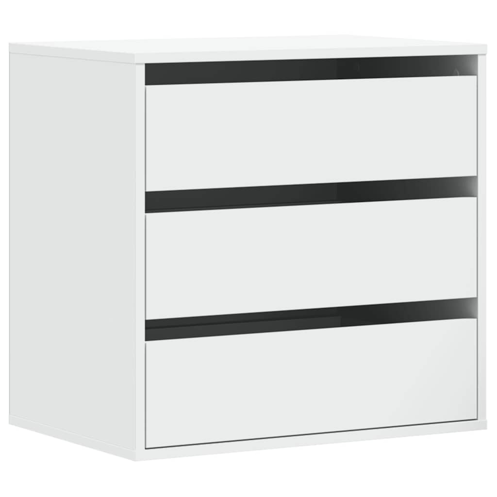 vidaXL Komoda, biała, 60x41x58 cm, materiał drewnopochodny