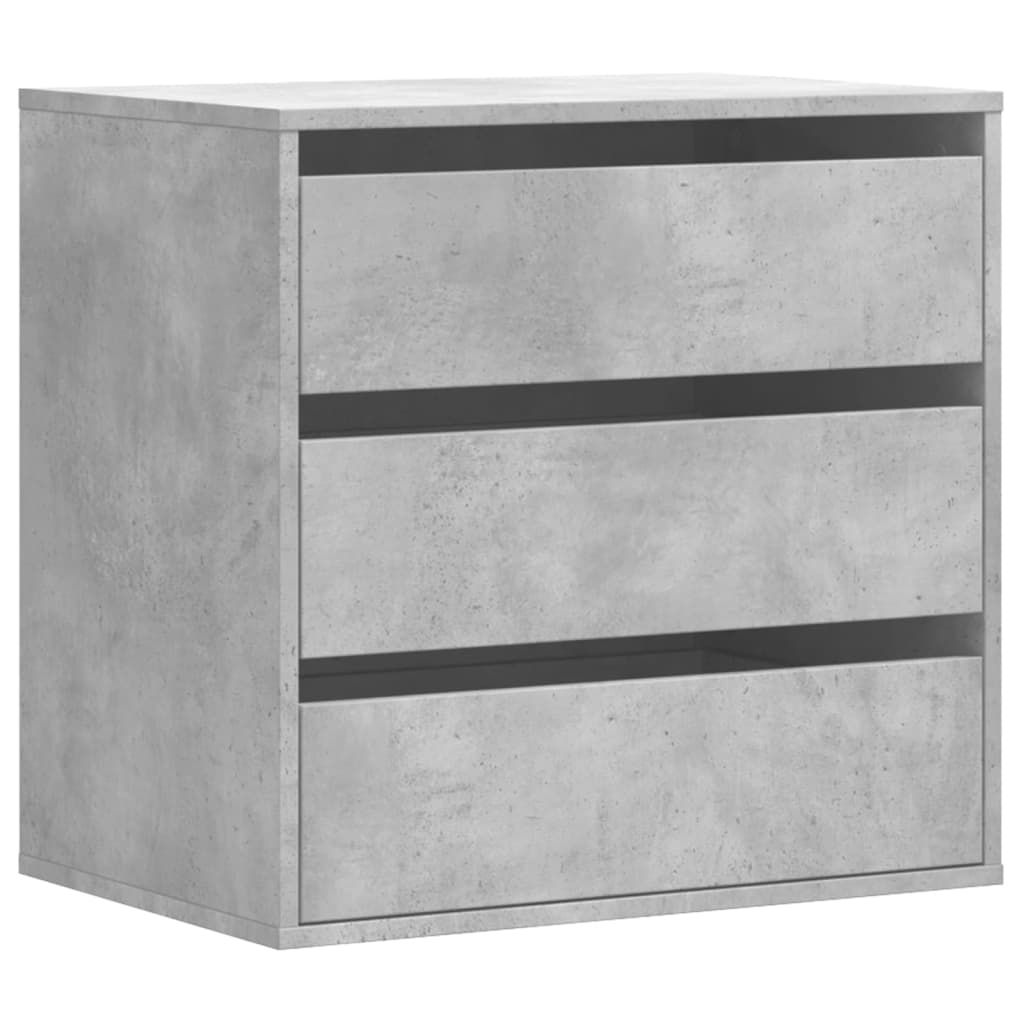 vidaXL Komoda, szarość betonu, 60x41x58 cm, materiał drewnopochodny