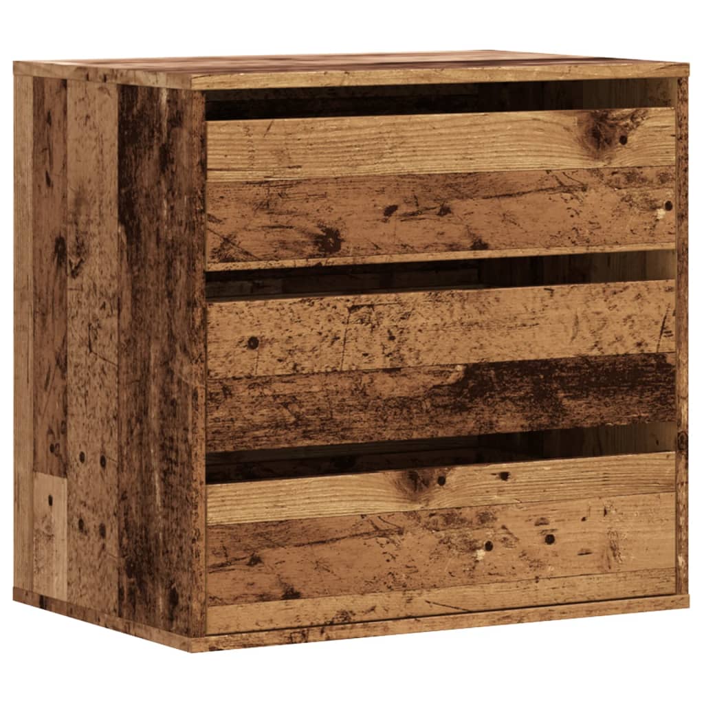vidaXL Komoda, stare drewno, 60x41x58 cm, materiał drewnopochodny