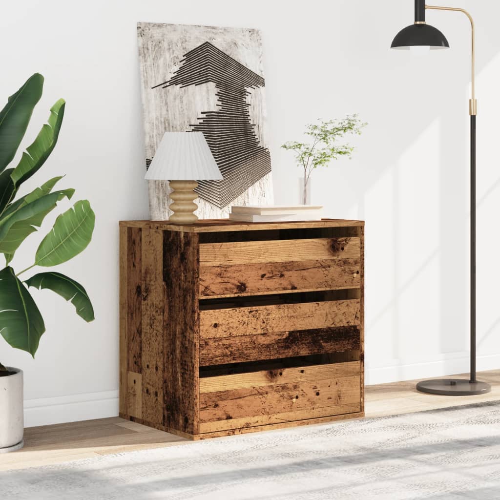 vidaXL Komoda, stare drewno, 60x41x58 cm, materiał drewnopochodny