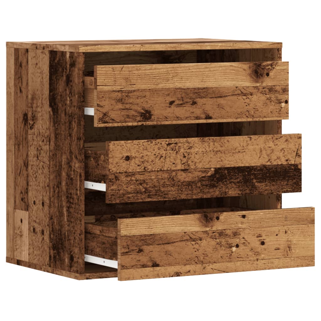 vidaXL Komoda, stare drewno, 60x41x58 cm, materiał drewnopochodny