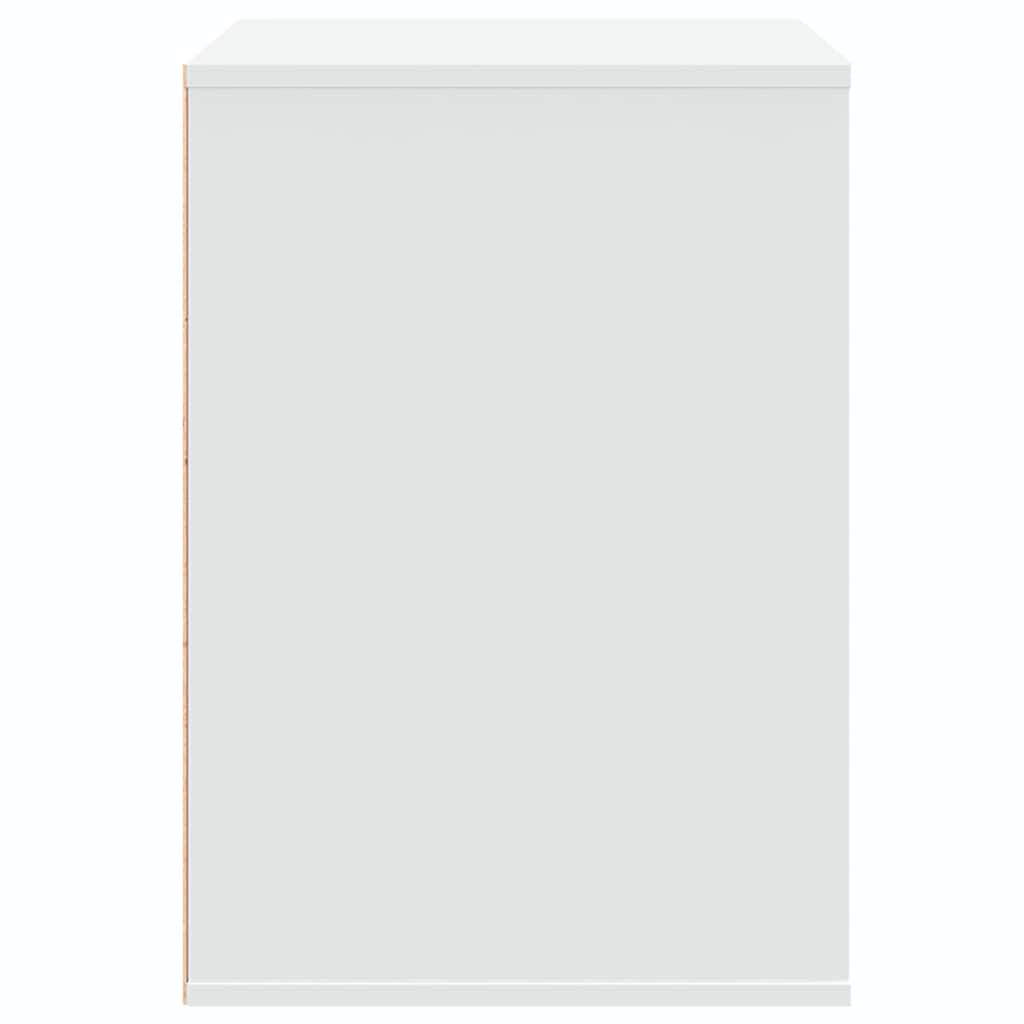 vidaXL Komoda, biała, 80x41x58 cm, materiał drewnopochodny