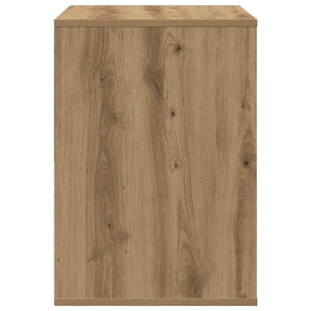 vidaXL Komoda, dąb artisan, 80x41x58 cm, materiał drewnopochodny