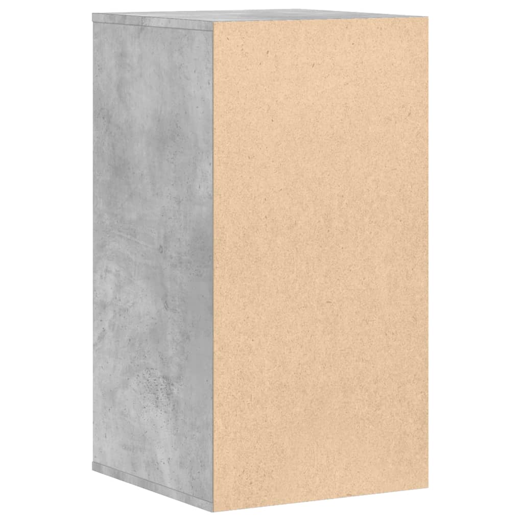 vidaXL Komoda, szarość betonu, 40x41x76 cm, materiał drewnopochodny