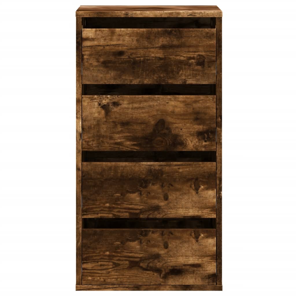 vidaXL Komoda, stare drewno, 40x41x76 cm, materiał drewnopochodny