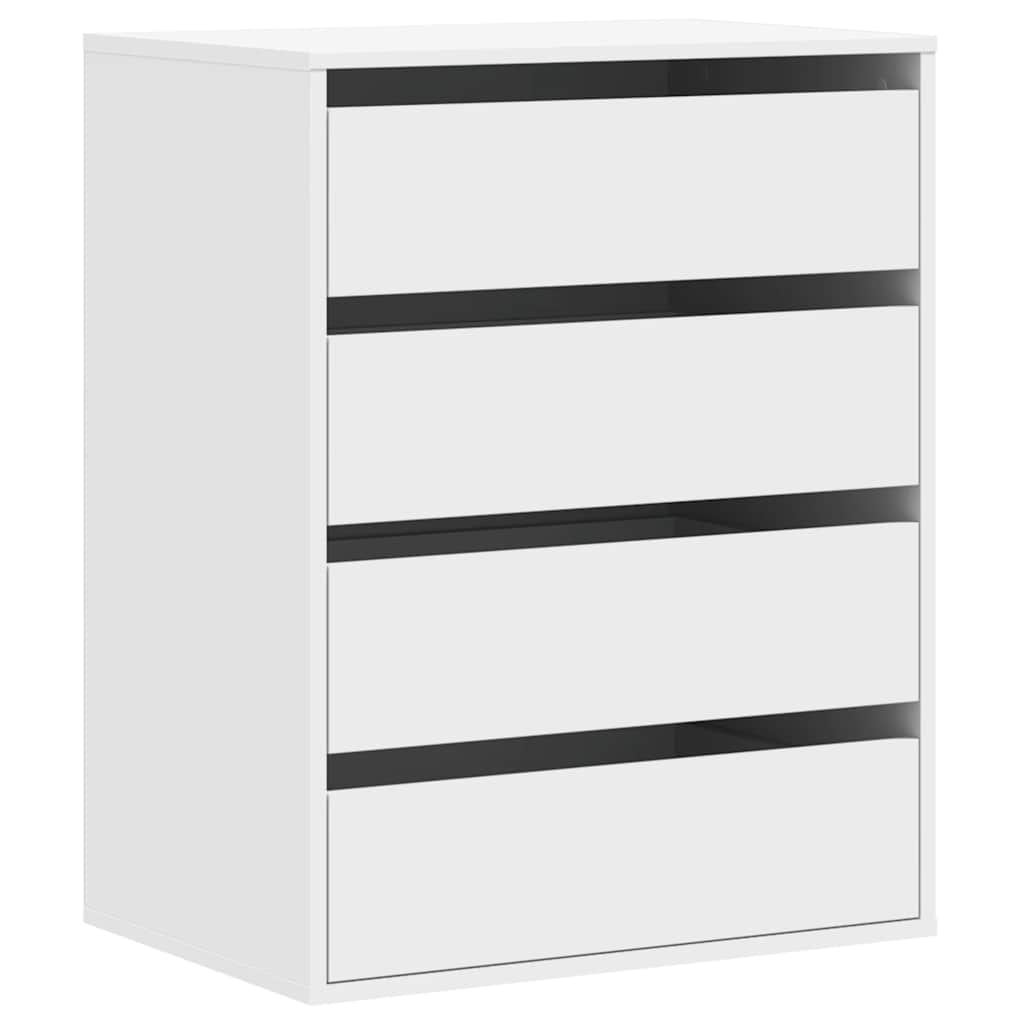 vidaXL Komoda, biała, 60x41x76 cm, materiał drewnopochodny