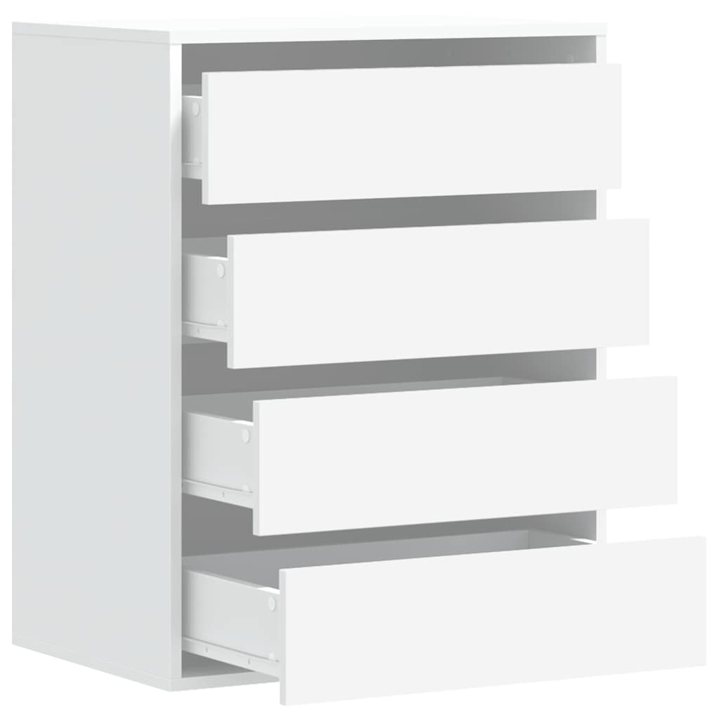 vidaXL Komoda, biała, 60x41x76 cm, materiał drewnopochodny