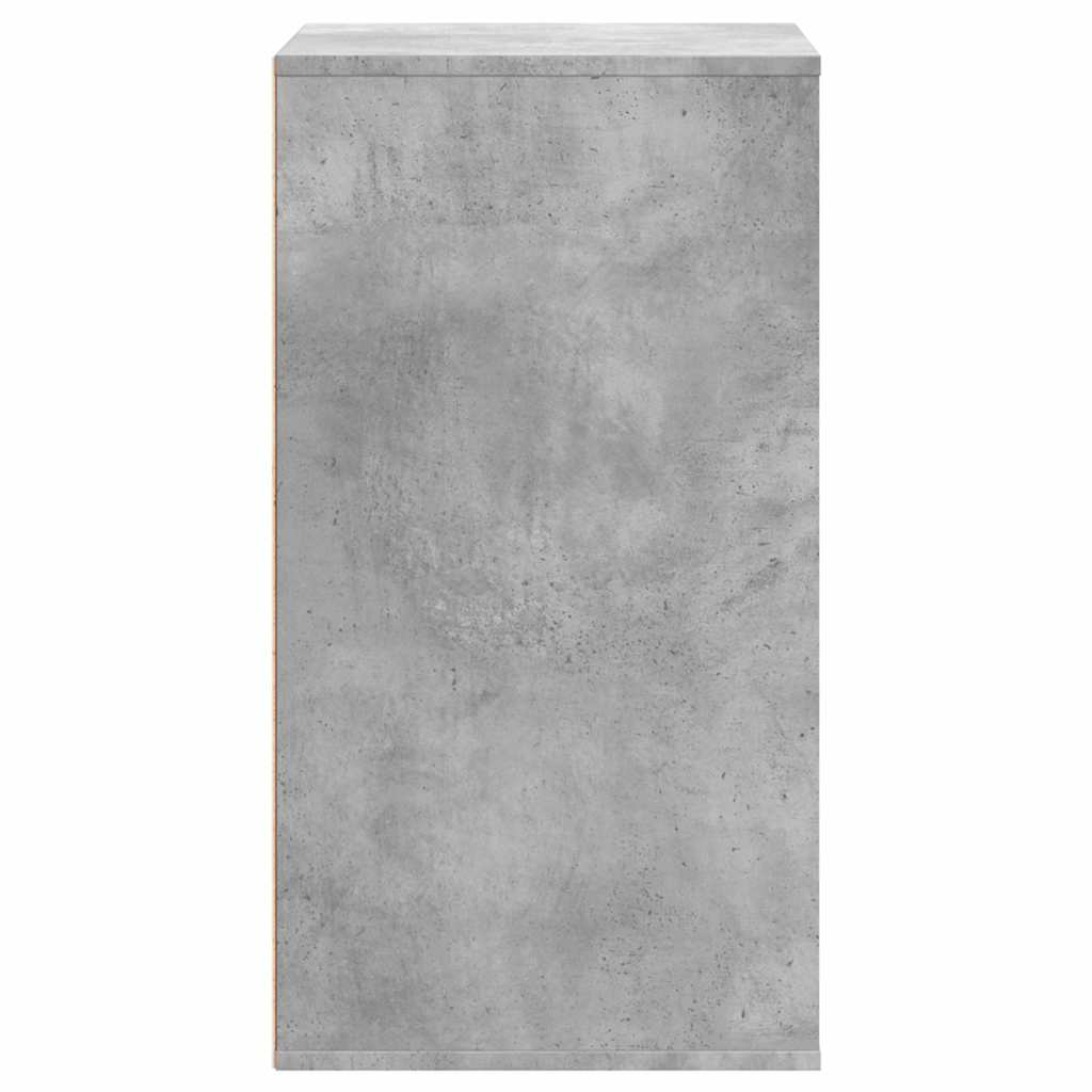 vidaXL Komoda, szarość betonu, 60x41x76 cm, materiał drewnopochodny