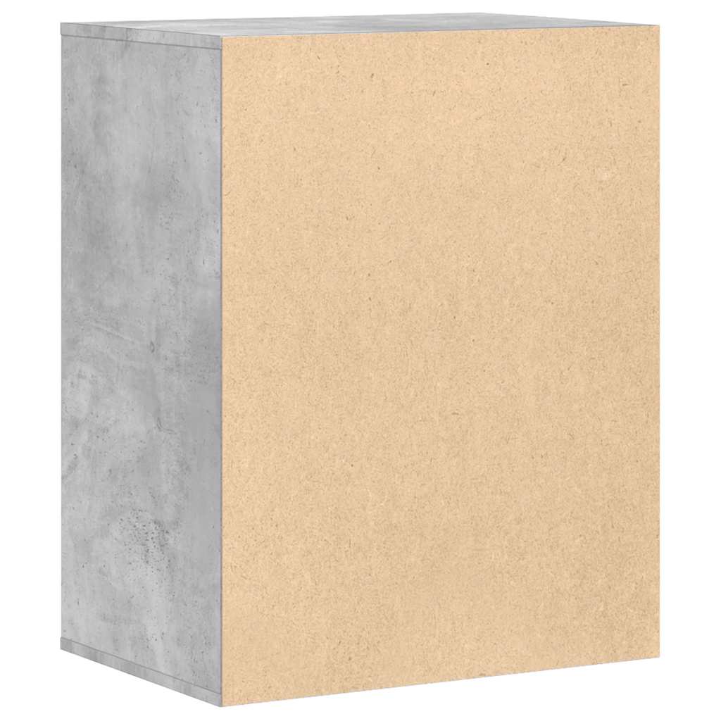 vidaXL Komoda, szarość betonu, 60x41x76 cm, materiał drewnopochodny