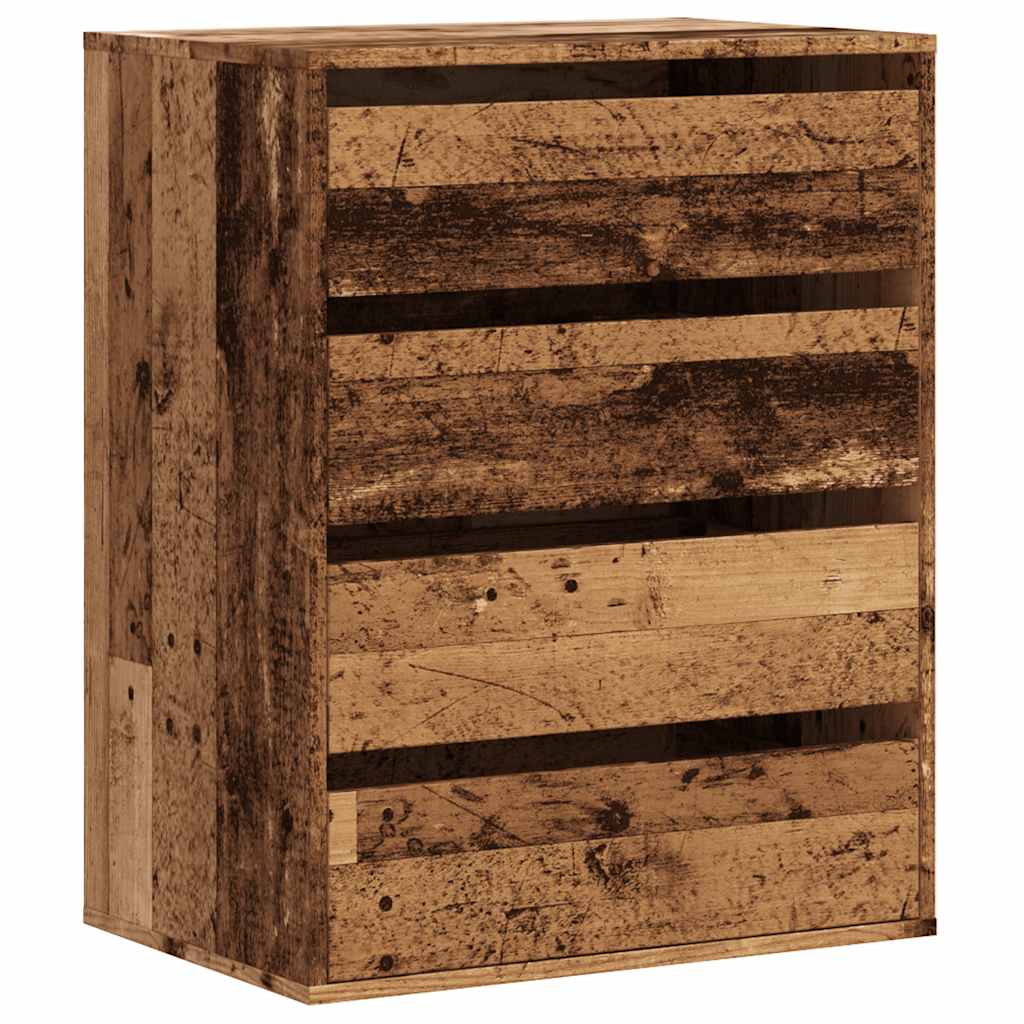 vidaXL Komoda, stare drewno, 60x41x76 cm, materiał drewnopochodny