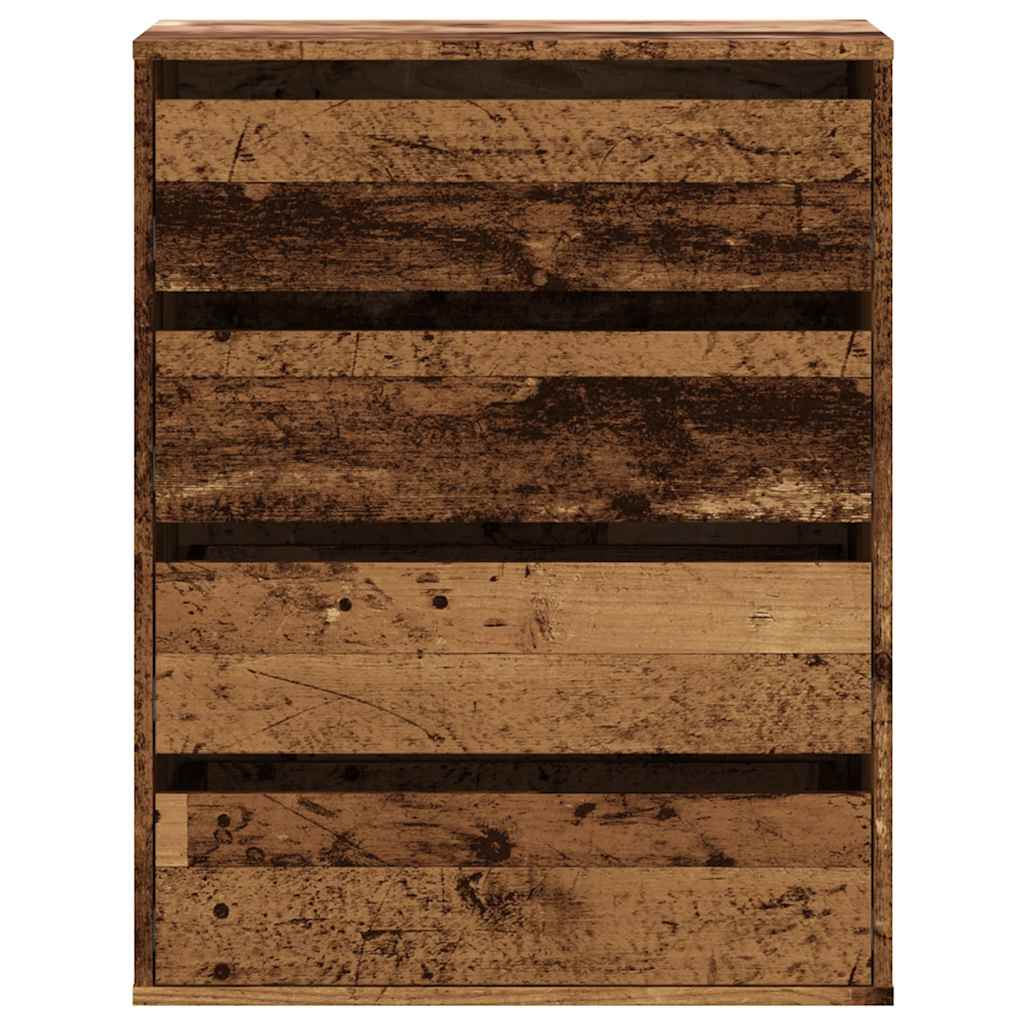 vidaXL Komoda, stare drewno, 60x41x76 cm, materiał drewnopochodny