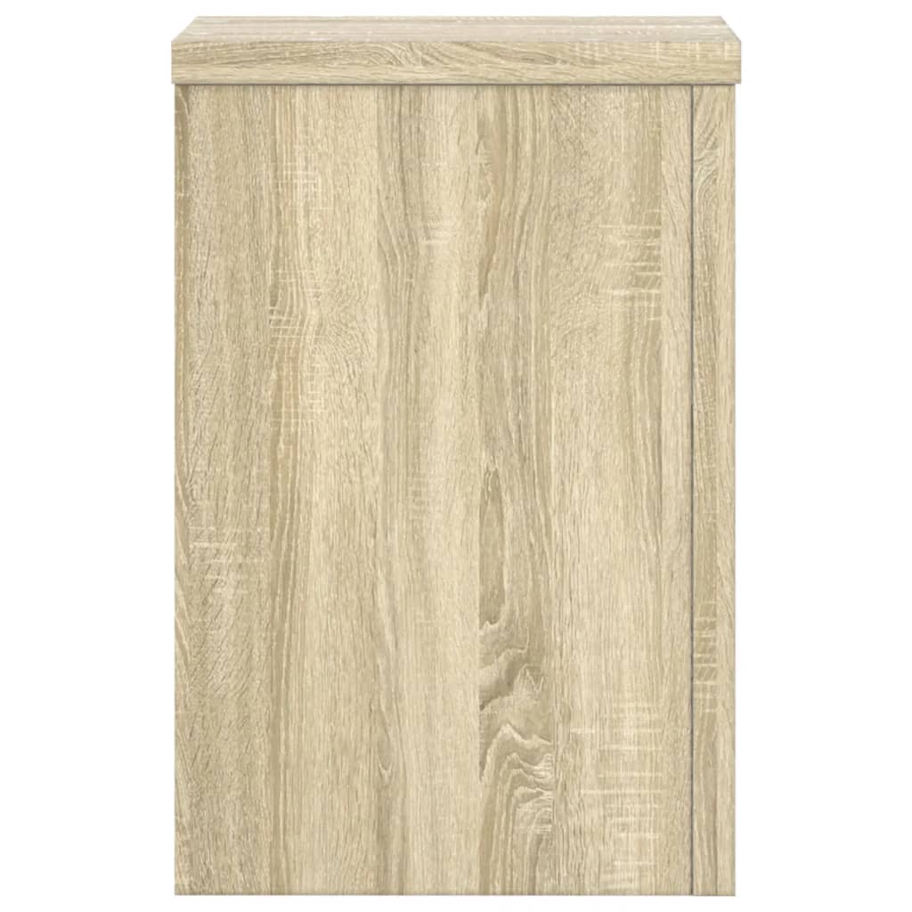 vidaXL Podstawki pod doniczki, 2 szt, dąb sonoma, 25x25x35 cm