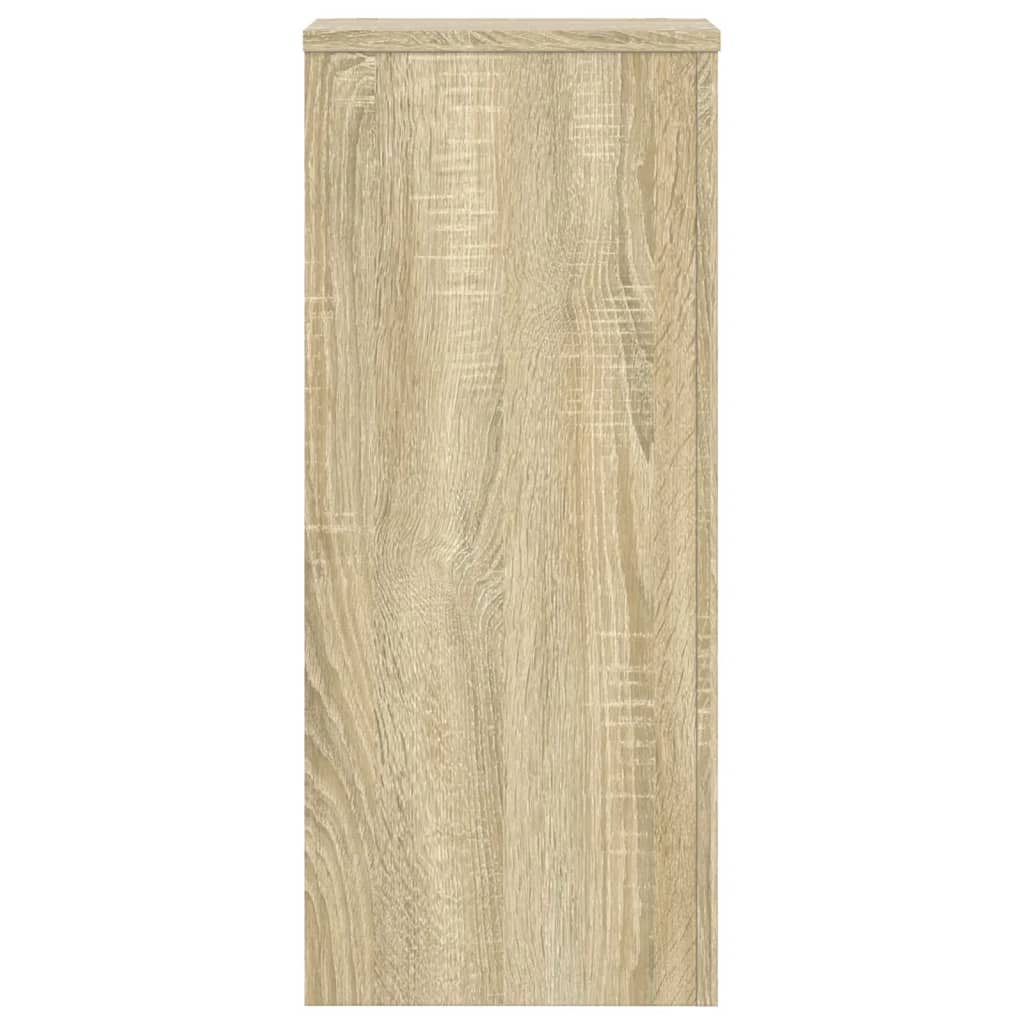 vidaXL Podstawki pod doniczki, 2 szt, dąb sonoma, 30x30x70 cm