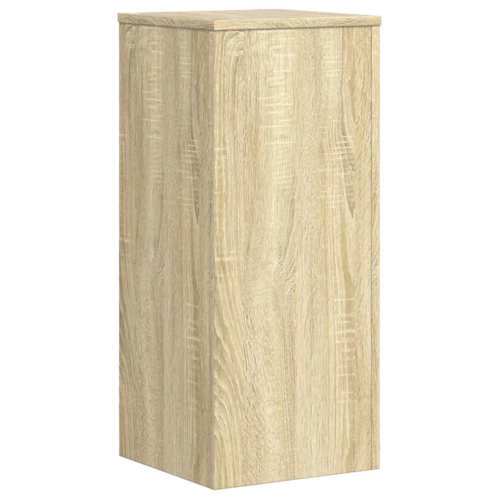 vidaXL Podstawki pod doniczki, 2 szt, dąb sonoma, 30x30x70 cm