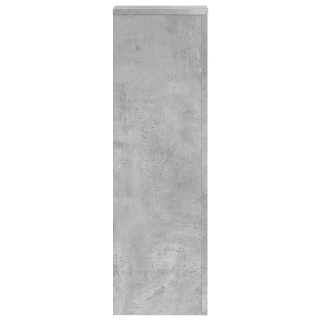 vidaXL Stojaki na rośliny, 2 szt., szarość betonu, 25x25x80 cm