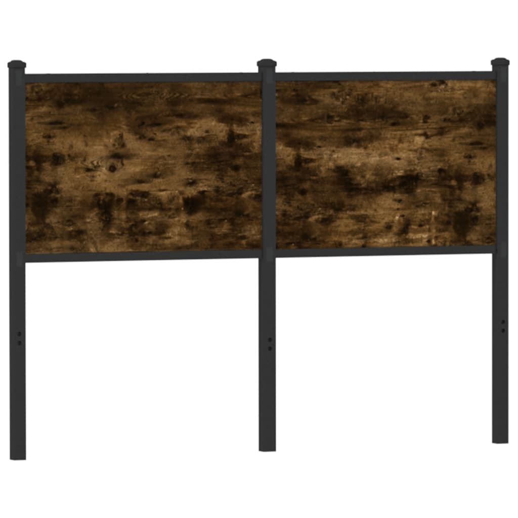 vidaXL Wymienne wezgłowie, przydymiony dąb, 120 cm