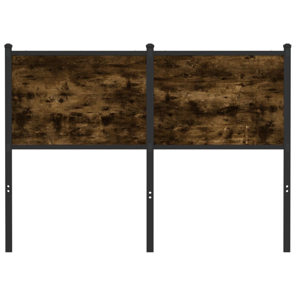 vidaXL Wymienne wezgłowie, przydymiony dąb, 120 cm