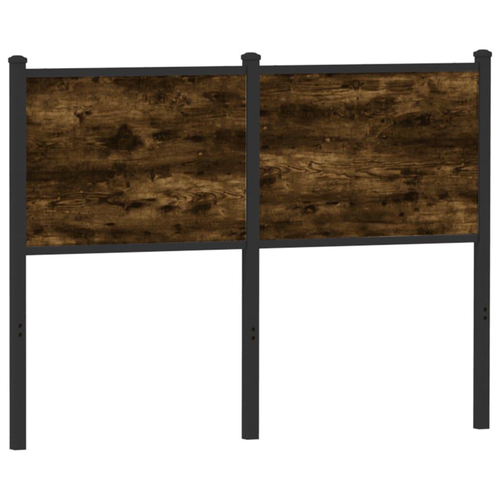 vidaXL Wymienne wezgłowie, przydymiony dąb, 120 cm