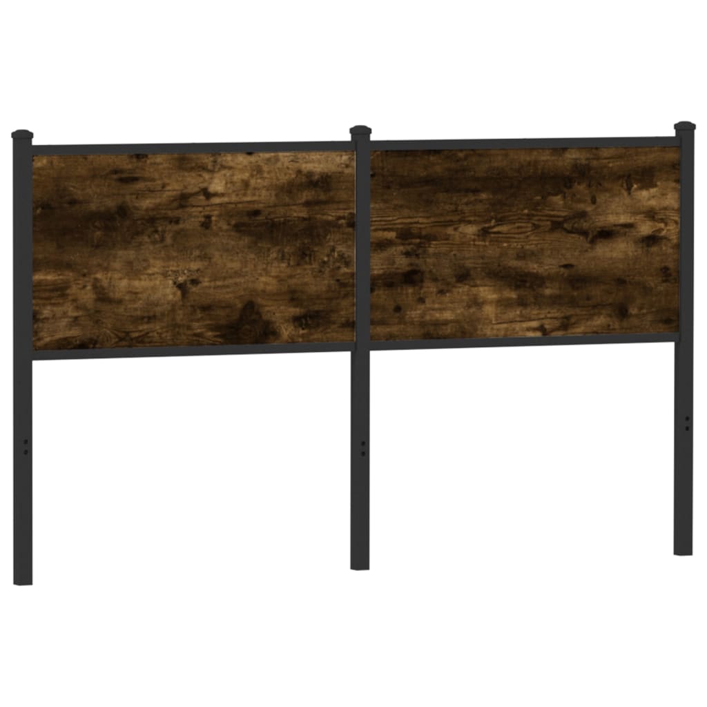 vidaXL Wymienne wezgłowie, przydymiony dąb, 140 cm