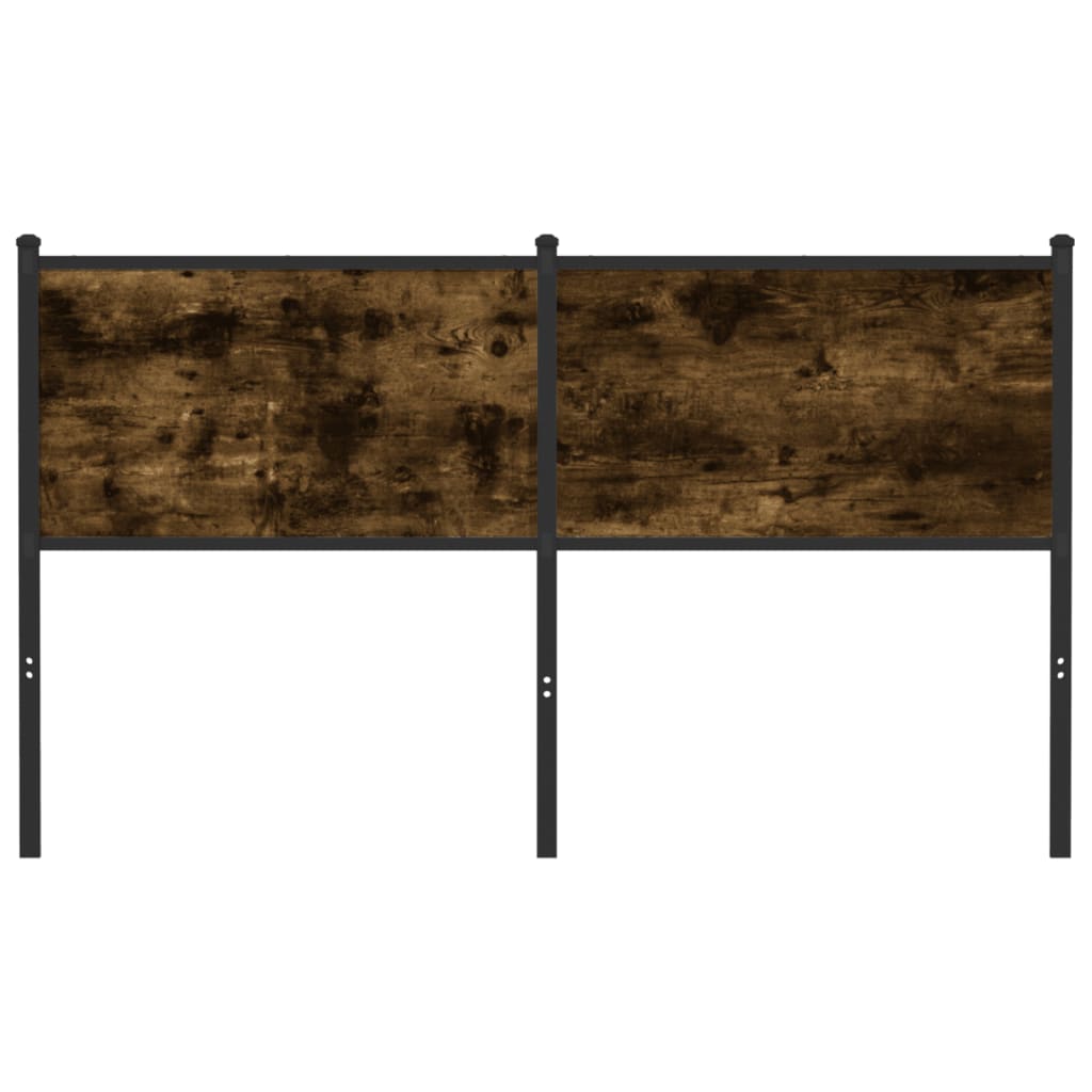 vidaXL Wymienne wezgłowie, przydymiony dąb, 150 cm
