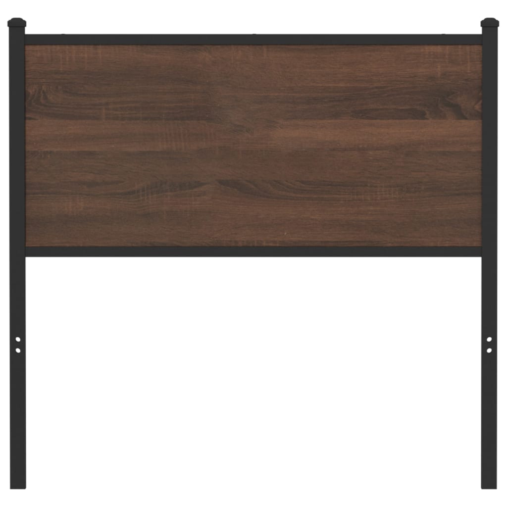 vidaXL Wymienne wezgłowie, brązowy dąb, 80 cm